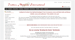 Desktop Screenshot of freedom-ministries.com