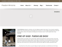 Tablet Screenshot of freedom-ministries.us
